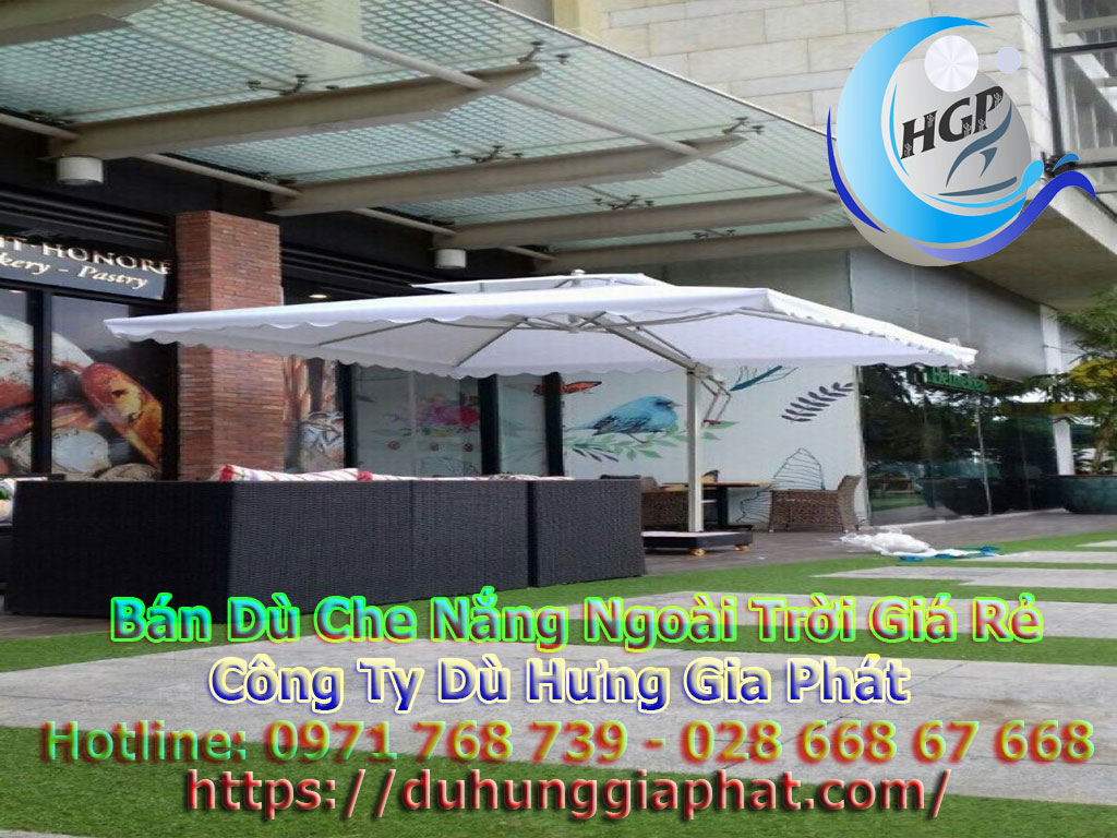 Ô Dù Che Nắng Quán Cafe Quận 2 TPHCM