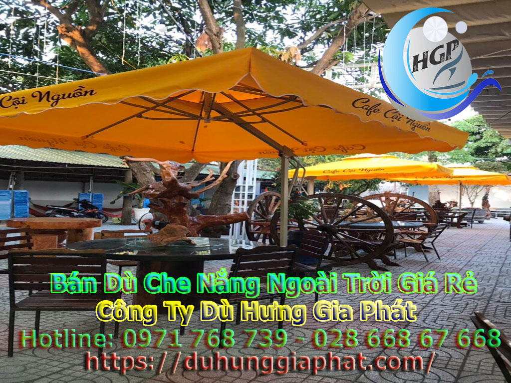 Ô Dù Che Nắng Quán Cafe Quận 2 TPHCM